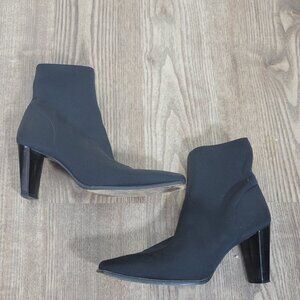 Ariat black booties over the ankle Shaft D Toe Fabric Shaft 3" Heel sock Boot